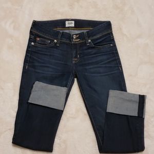 HUDSON Dark Wash Capri Jeans sz 26